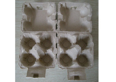 Rotary Paper Egg Box Pulp Molding Machine , Food Packaging Containers Machinery