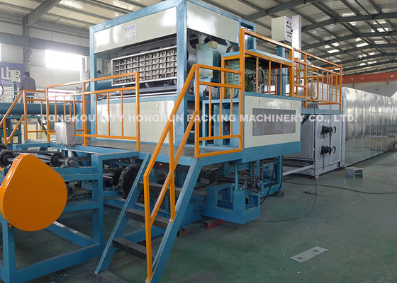 4000pcs/h 8 πλευρών περιστροφική μηχανή δίσκων αυγών τύπων αυτόματη με την ξεραίνοντας γραμμή 6 στρώματος