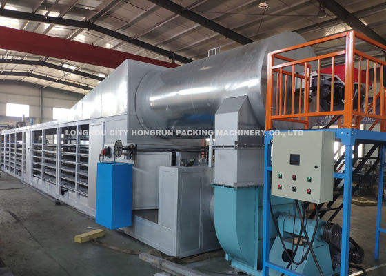 Αυτόματη περιστροφική μηχανή δίσκων αυγών, πλήρως εγκιβωτίζοντας γραμμή 2000pcs/hr μηχανών αυγών κυλίνδρων